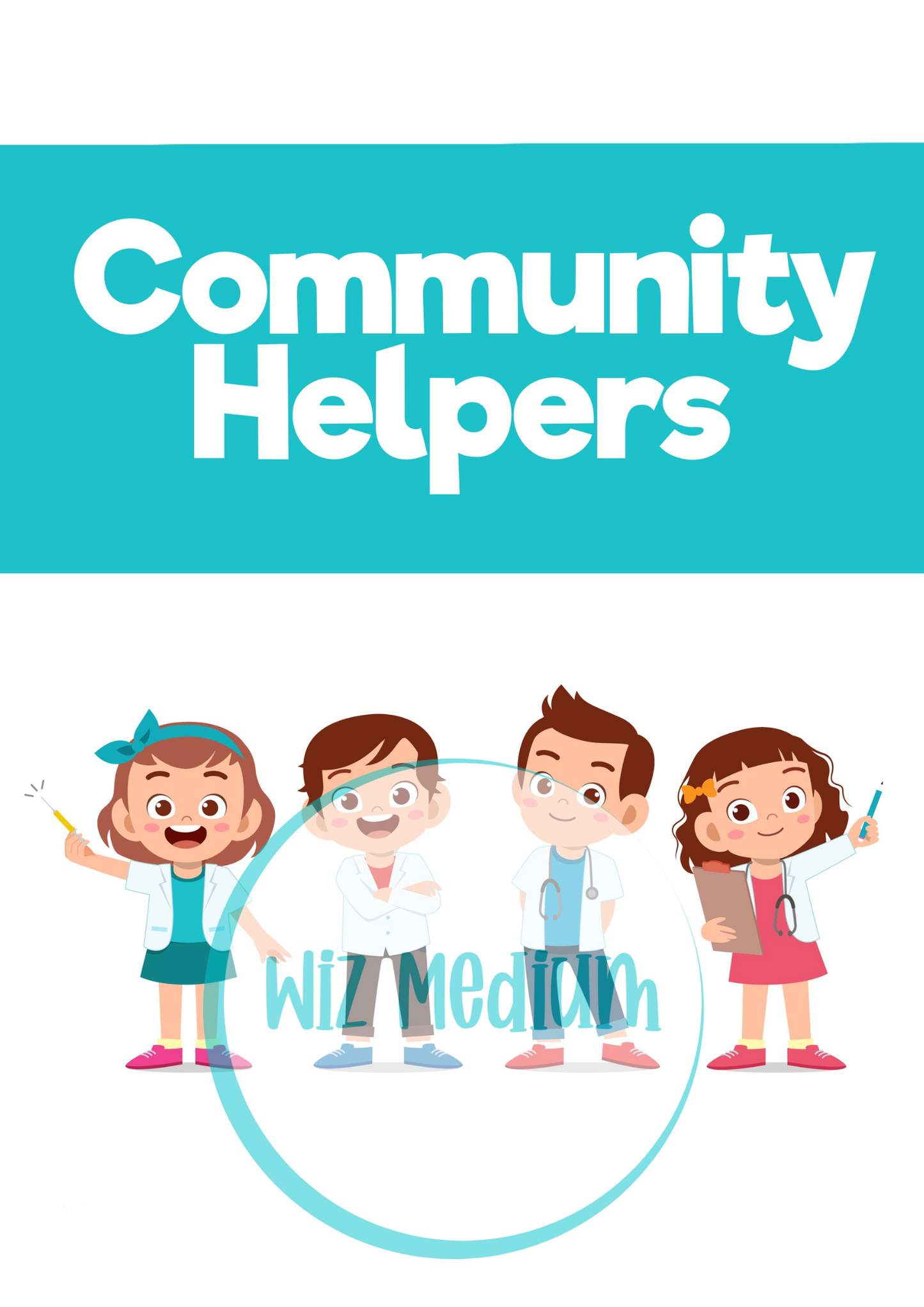 Community Helpers Flashcards (Digital Download)