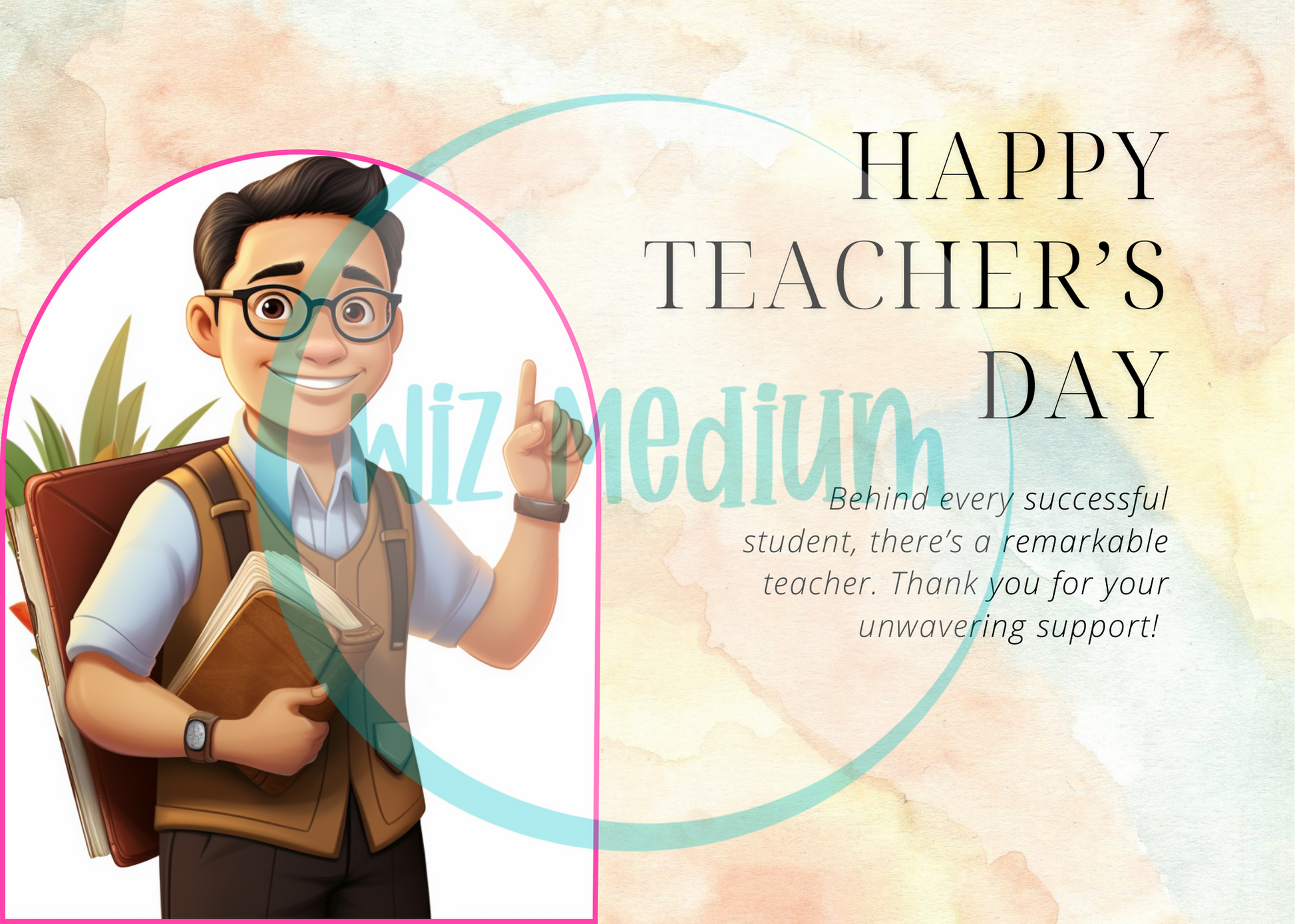 Teacher day card 1