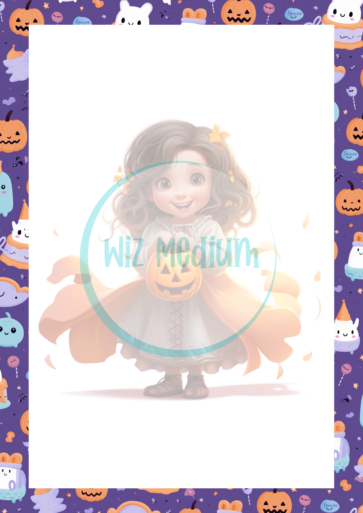 Halloween Stationery Paper - Collection 1 (Digital File Only)