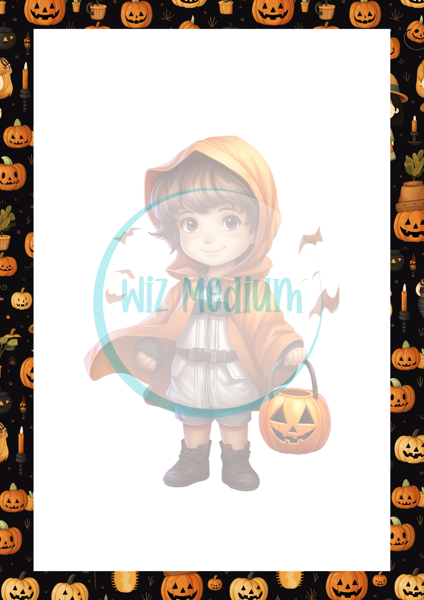 Halloween Stationery Paper - Collection 1 (Digital File Only)