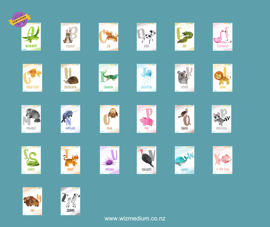 Animal Alphabet Flashcard