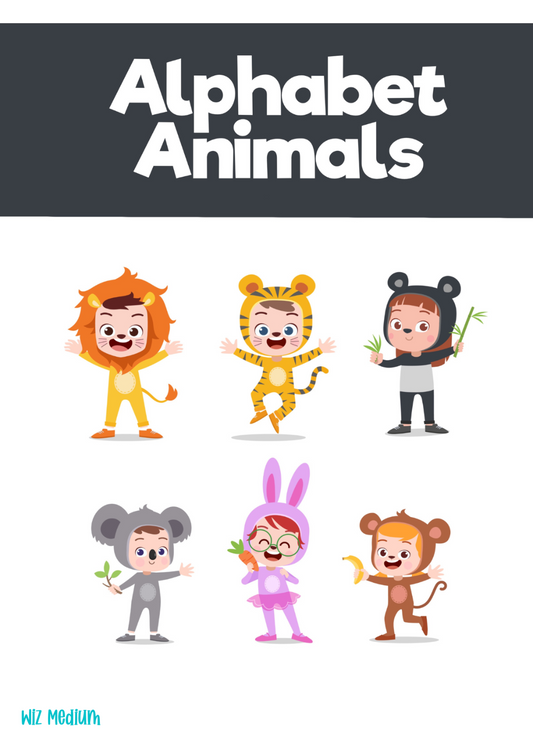 Animal Alphabet Flashcard